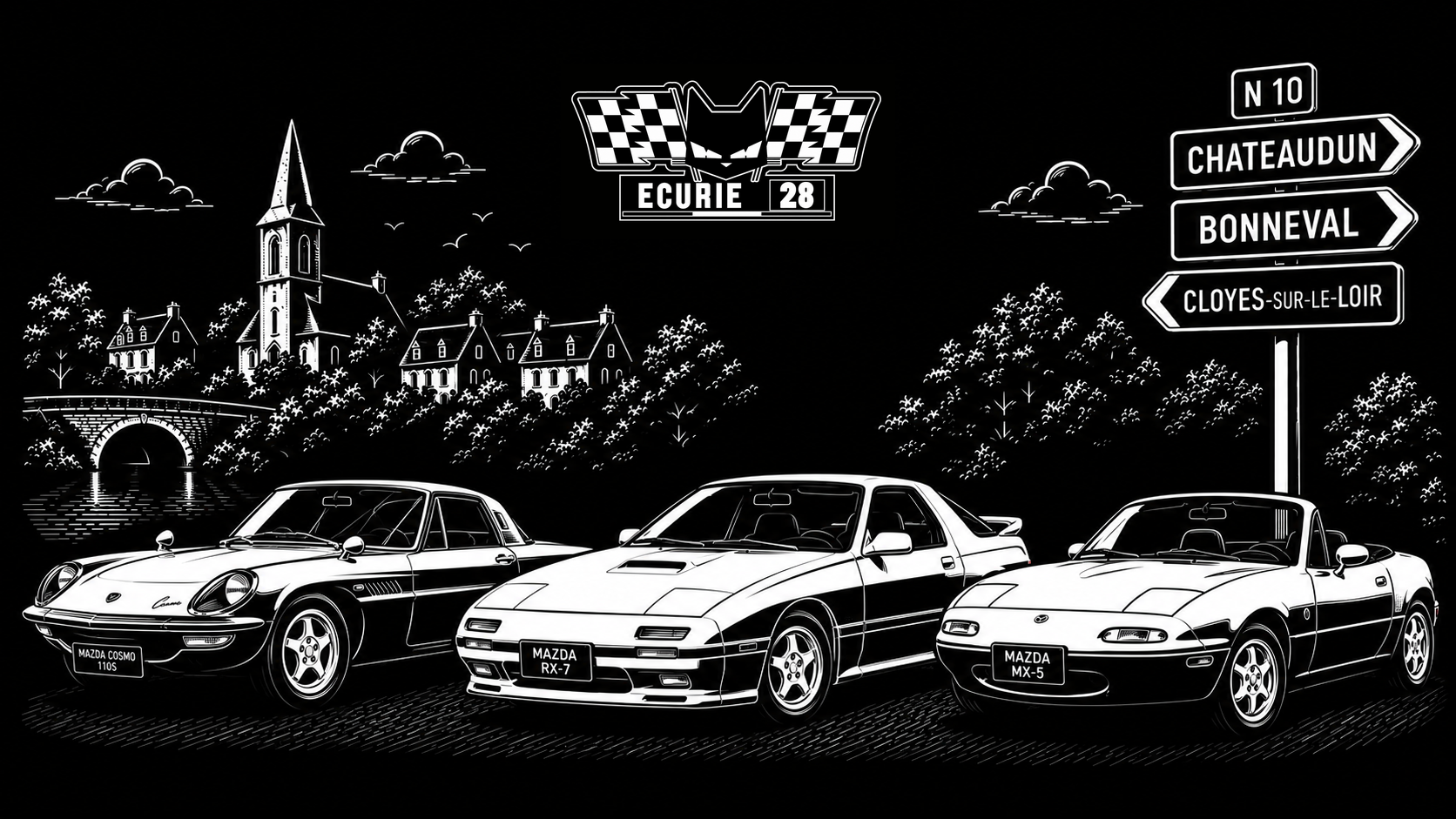 Bouteille Thermos "Mazda, drive together"